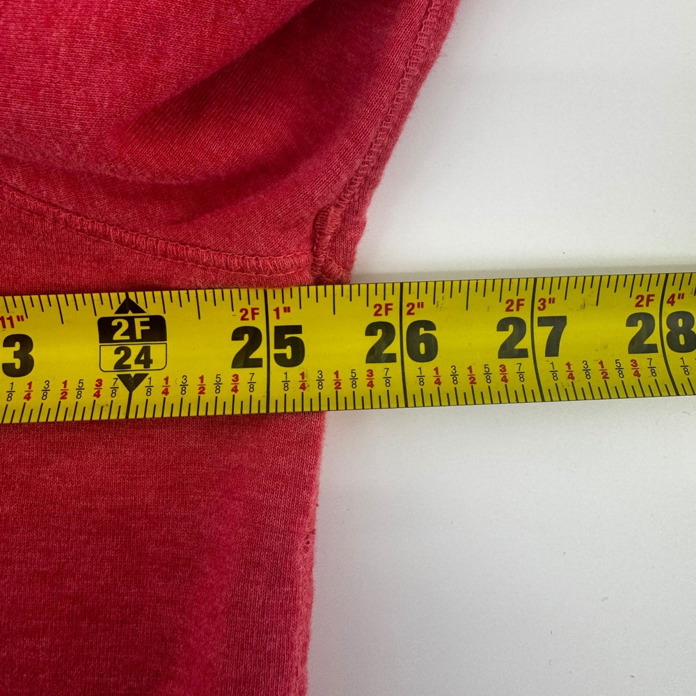 Polo Ralph Lauren Mens XL Red Heather Quarter Zip Pullover Cotton Blend Sweater - Picture 9 of 11